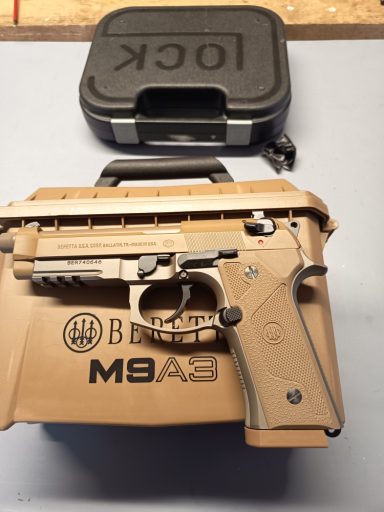 Pistolet Beretta 9mm M9A3 Catégorie B soumise à autorisation Préfectorale