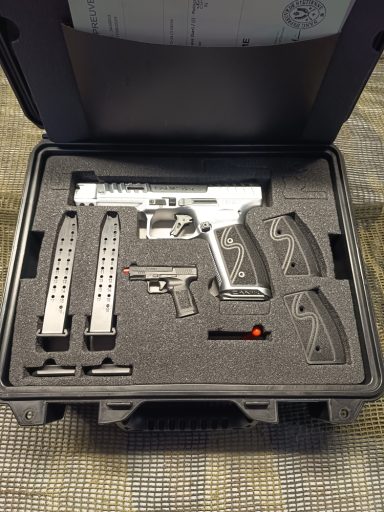 Pistolet Canik Rival SFX Chrome Catégorie B soumise à autorisation Préfectorale